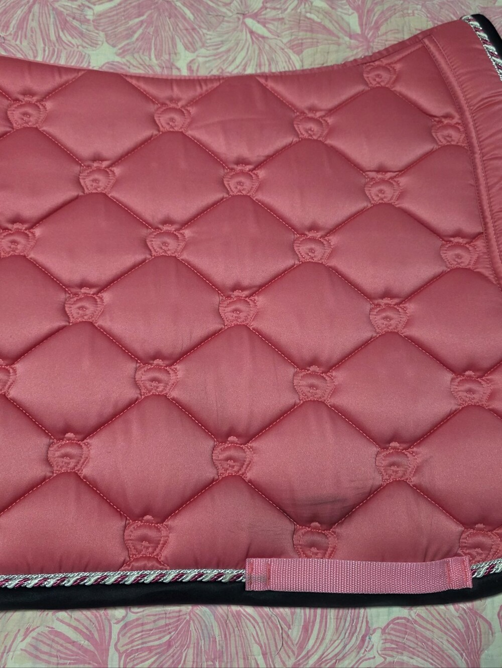 Pink (Cranberry) PS Of Sweden Dressage Saddle Pad- Full - EUC